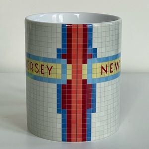 Hudson River Tunnel State Line Marker NY NJ Coffee Mug Hoboken Historical Museum